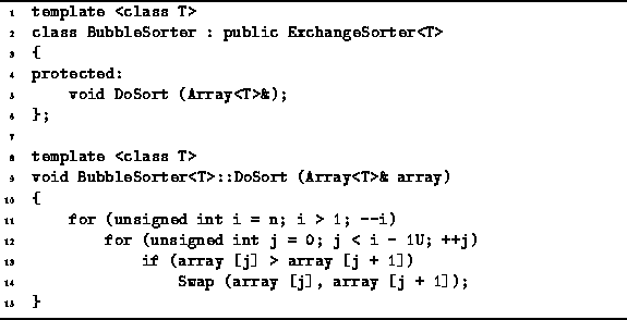 Bubble Sort In C