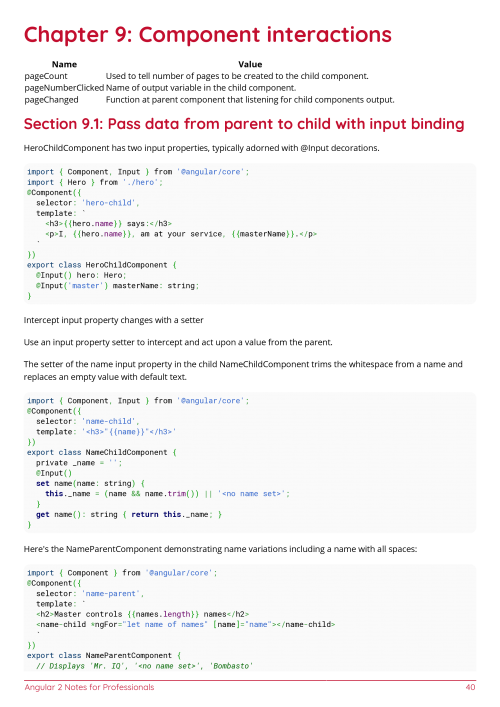 Angular 2 Example Page 3