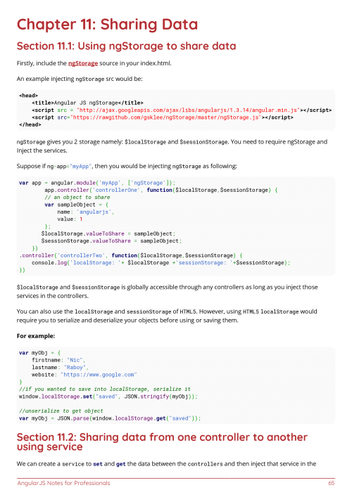 AngularJS Example Page 1