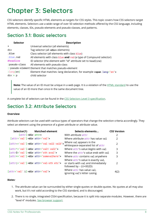 CSS Example Page 1