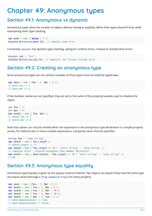 C# Example Page 1