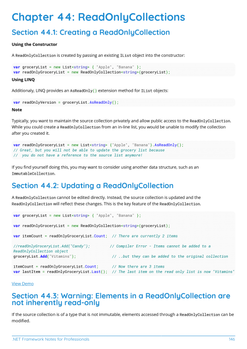 .NET Framework Example Page 2