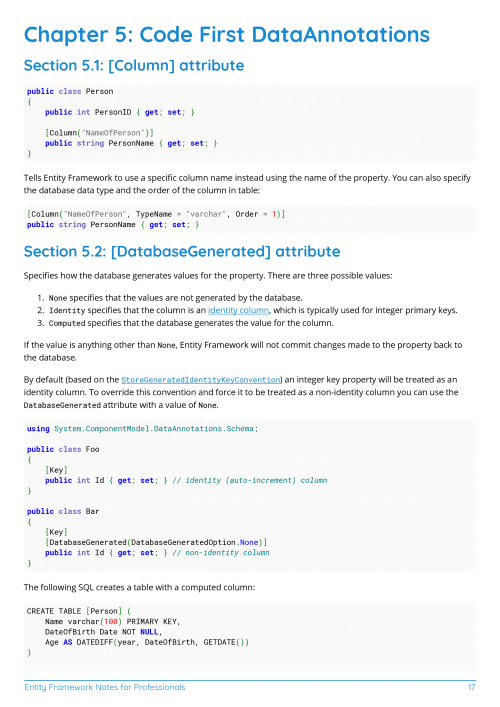 Entity Framework Example Page 2