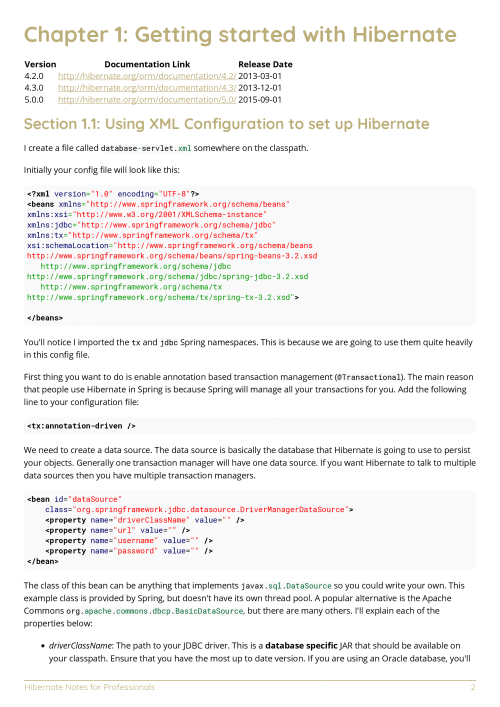 Hibernate Example Page 1