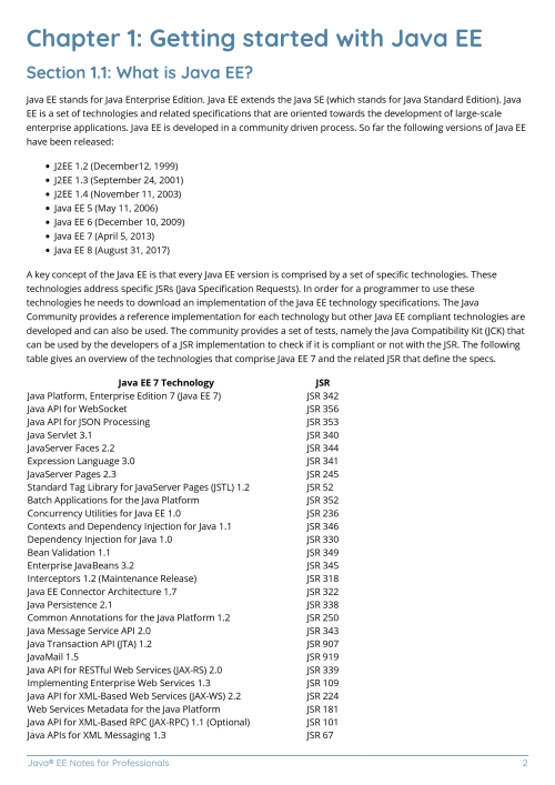 Java® EE Example Page 1