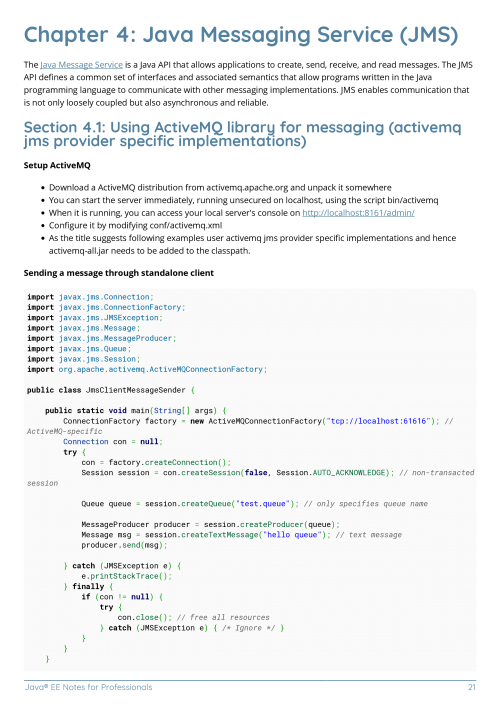 Java® EE Example Page 2