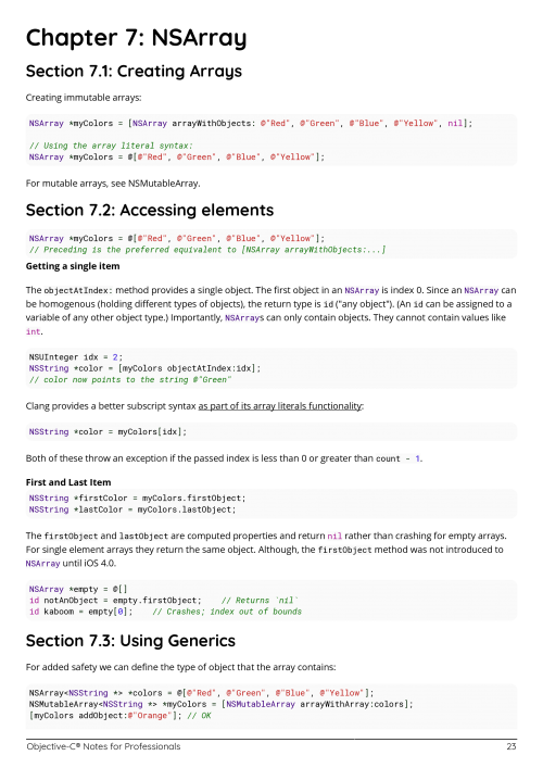 Objective-C® Example Page 1