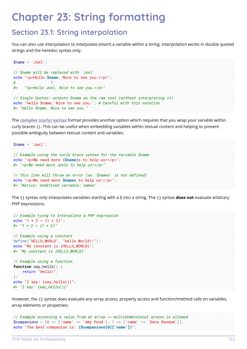 PHP Example Page 2