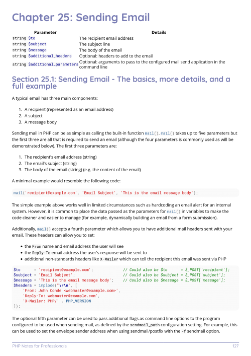 PHP Example Page 3