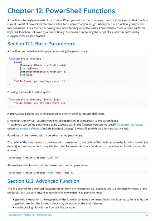 PowerShell™ Example Page 2