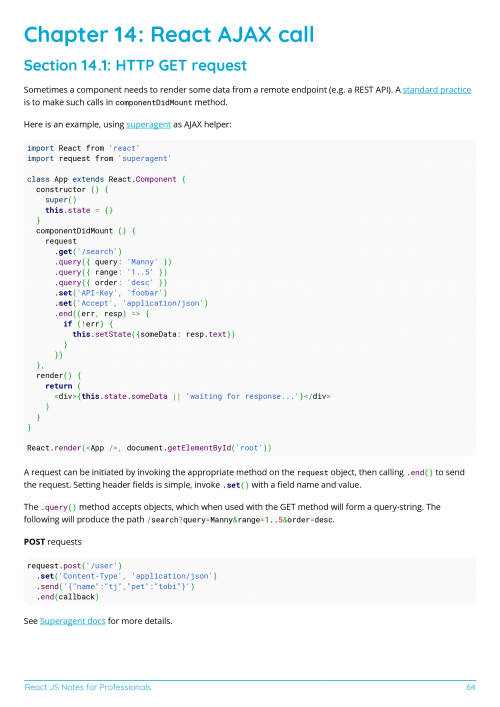 React JS Example Page 3