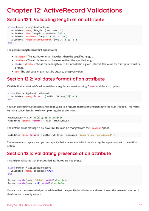 Ruby® on Rails Example Page 2