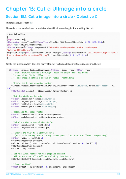 iOS® Developer Example Page 2