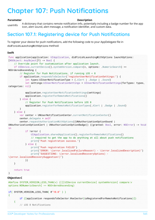 iOS® Developer Example Page 3