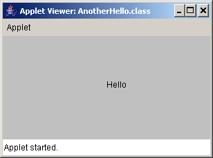appletviewer in action